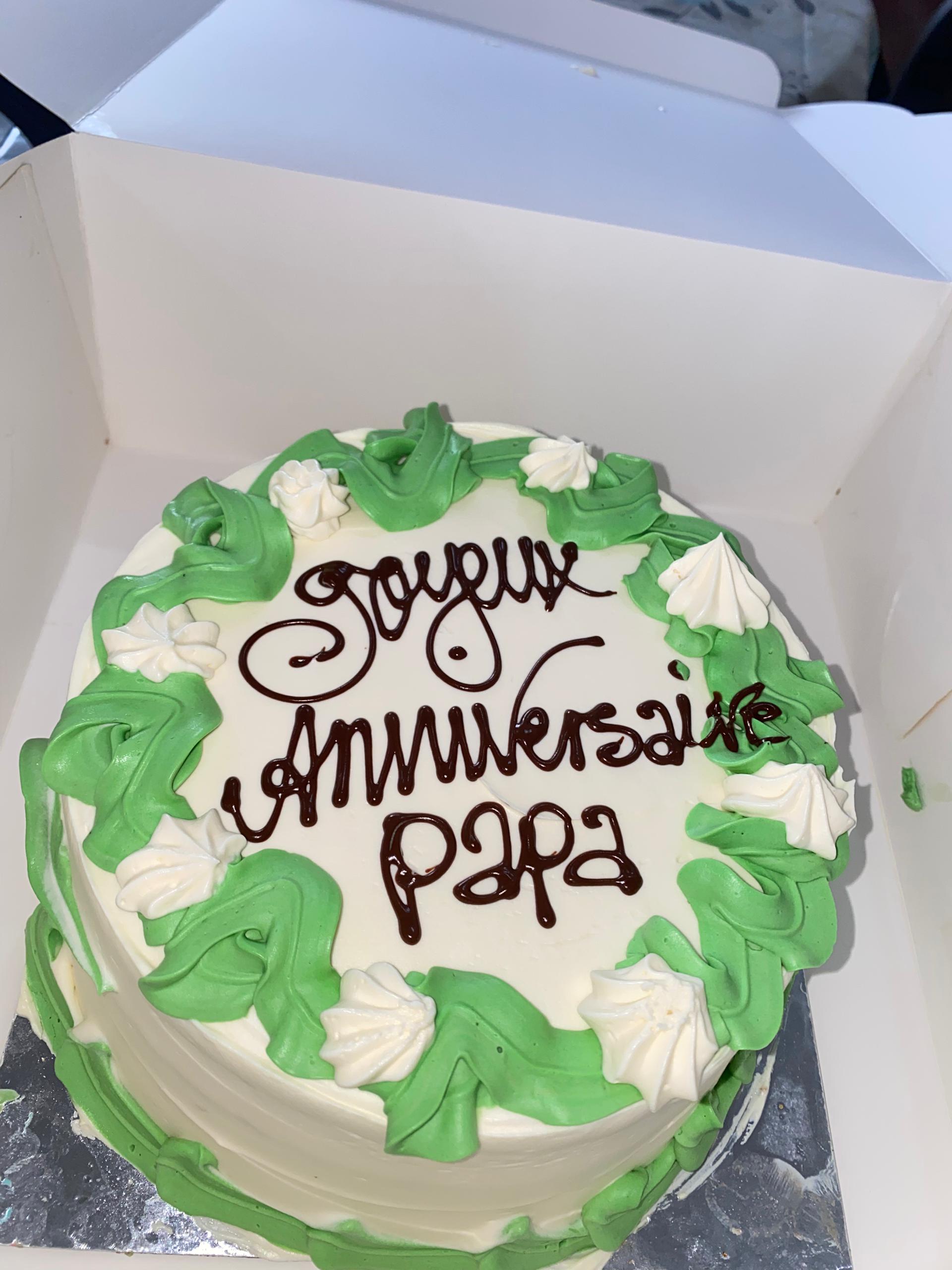 Gâteau d'anniversaire