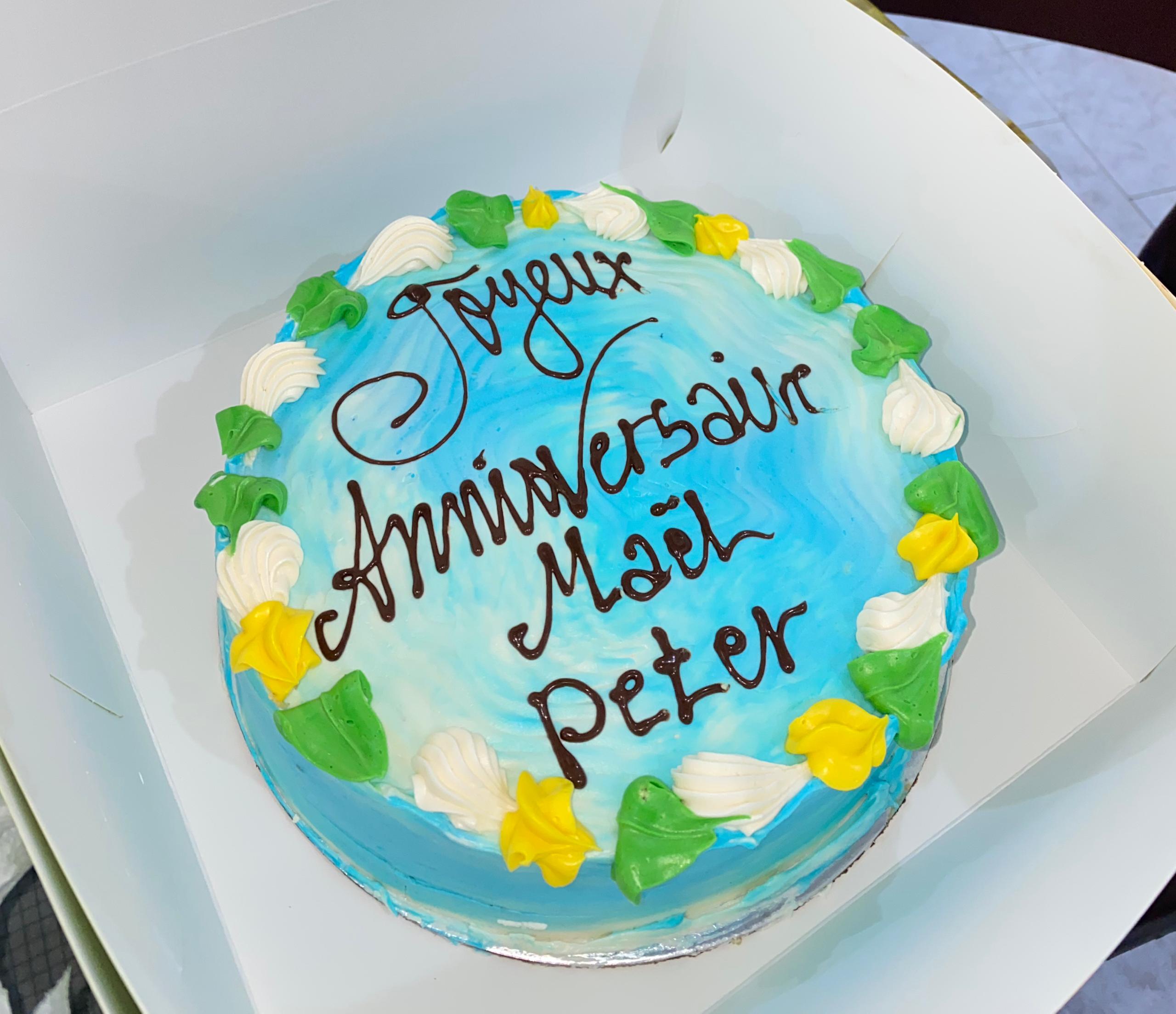Gâteau d'anniversaire