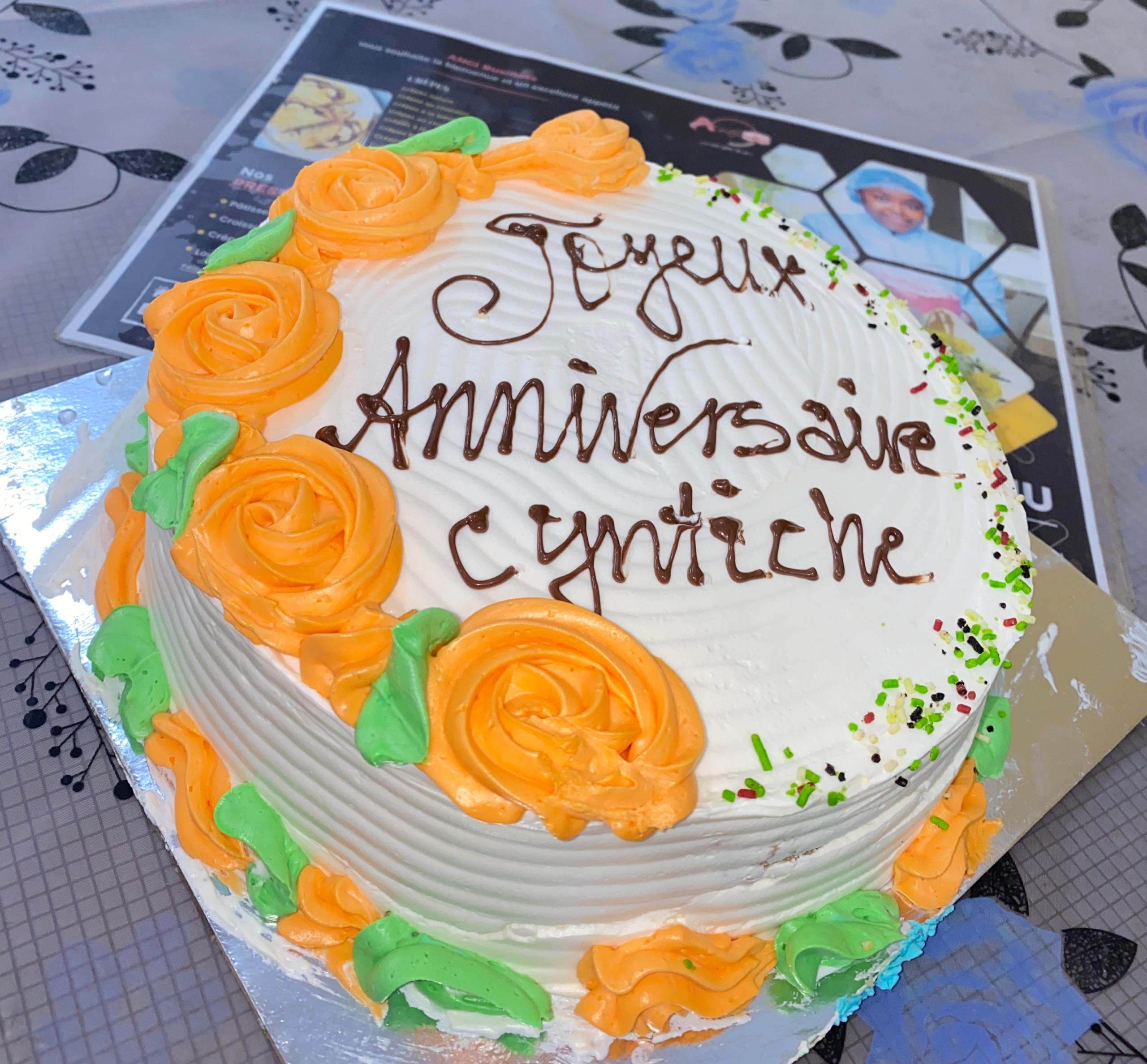 Gâteau d'anniversaire