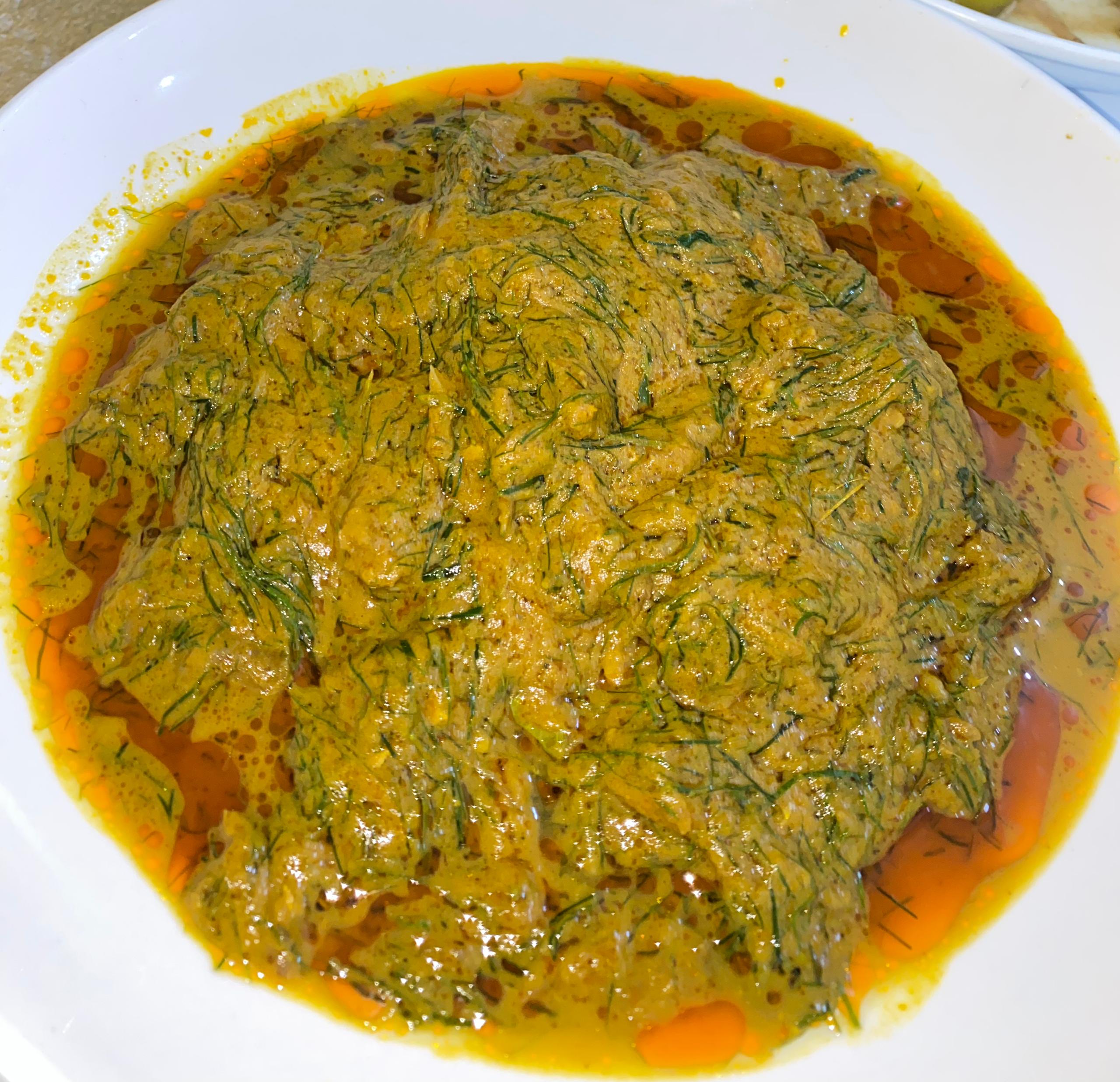 Mossaka Poisson salé